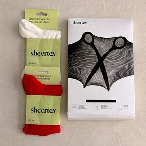 Sheertex Diamond Thigh Highs & Socks Bundle